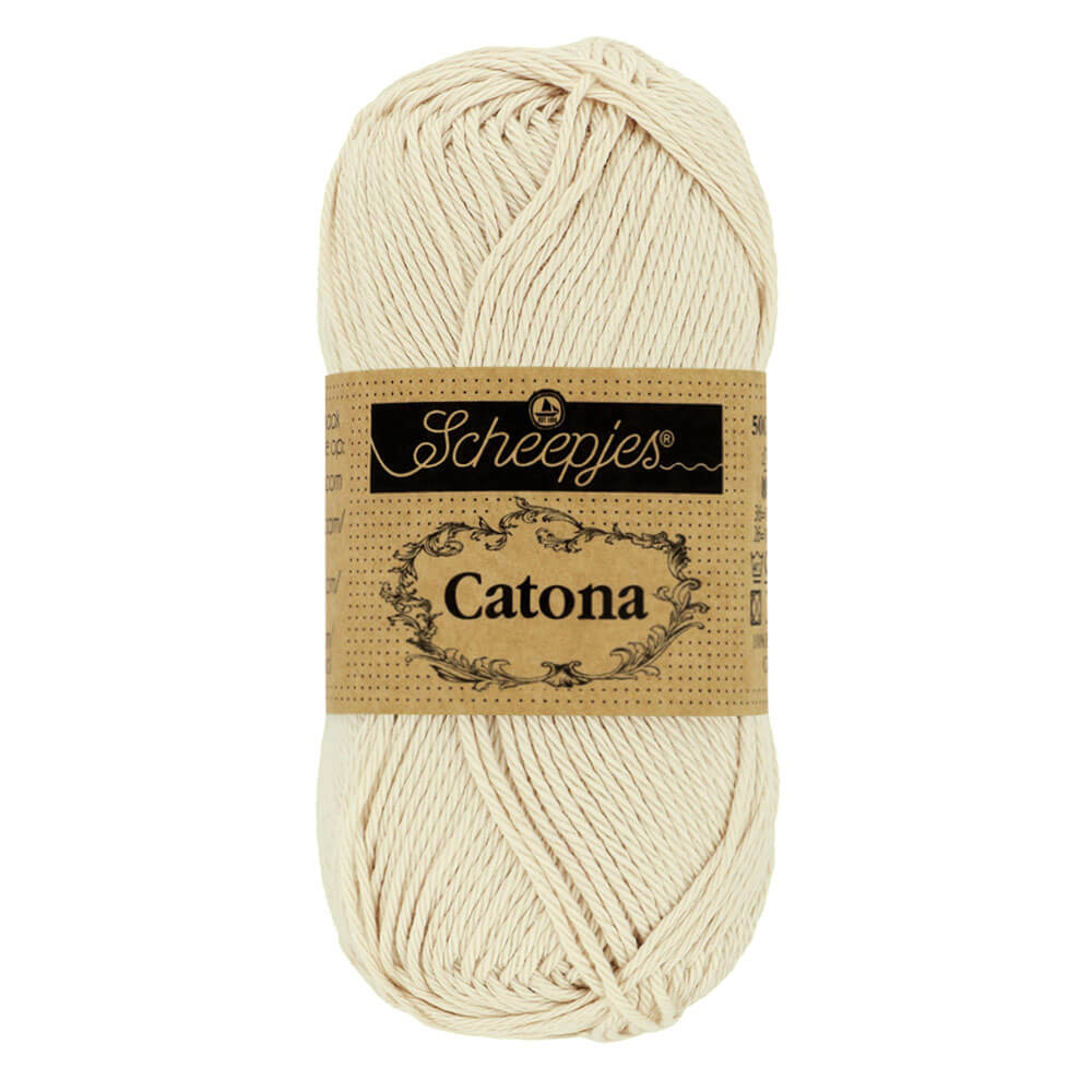 Scheepjes Catona 25g (selection of colous from 501 to 516) 505 Linen | Knitting yarn shop / dzijas veikals