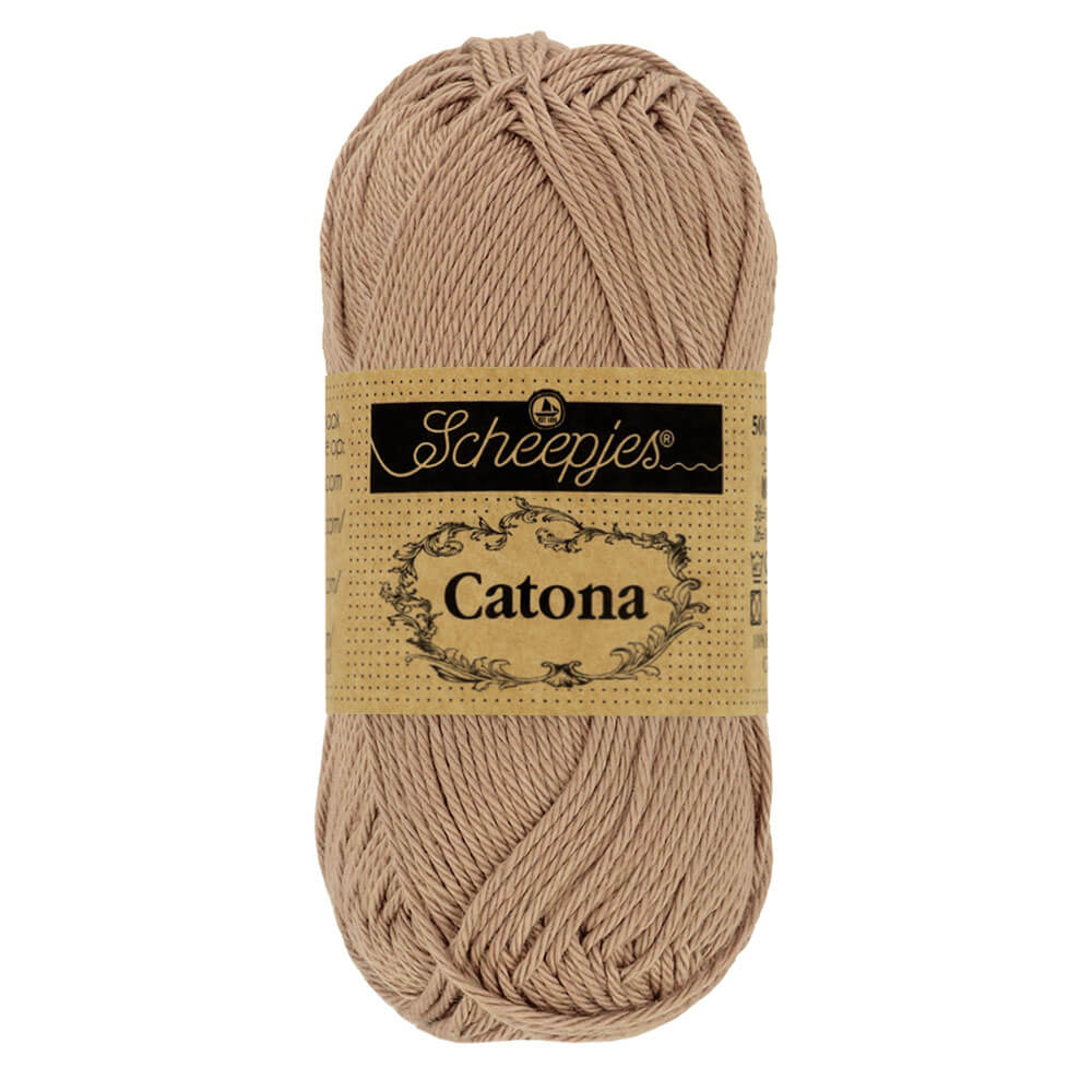 Scheepjes Catona 25g (selection of colous from 501 to 516) 506 Caramel | Knitting yarn shop / dzijas veikals
