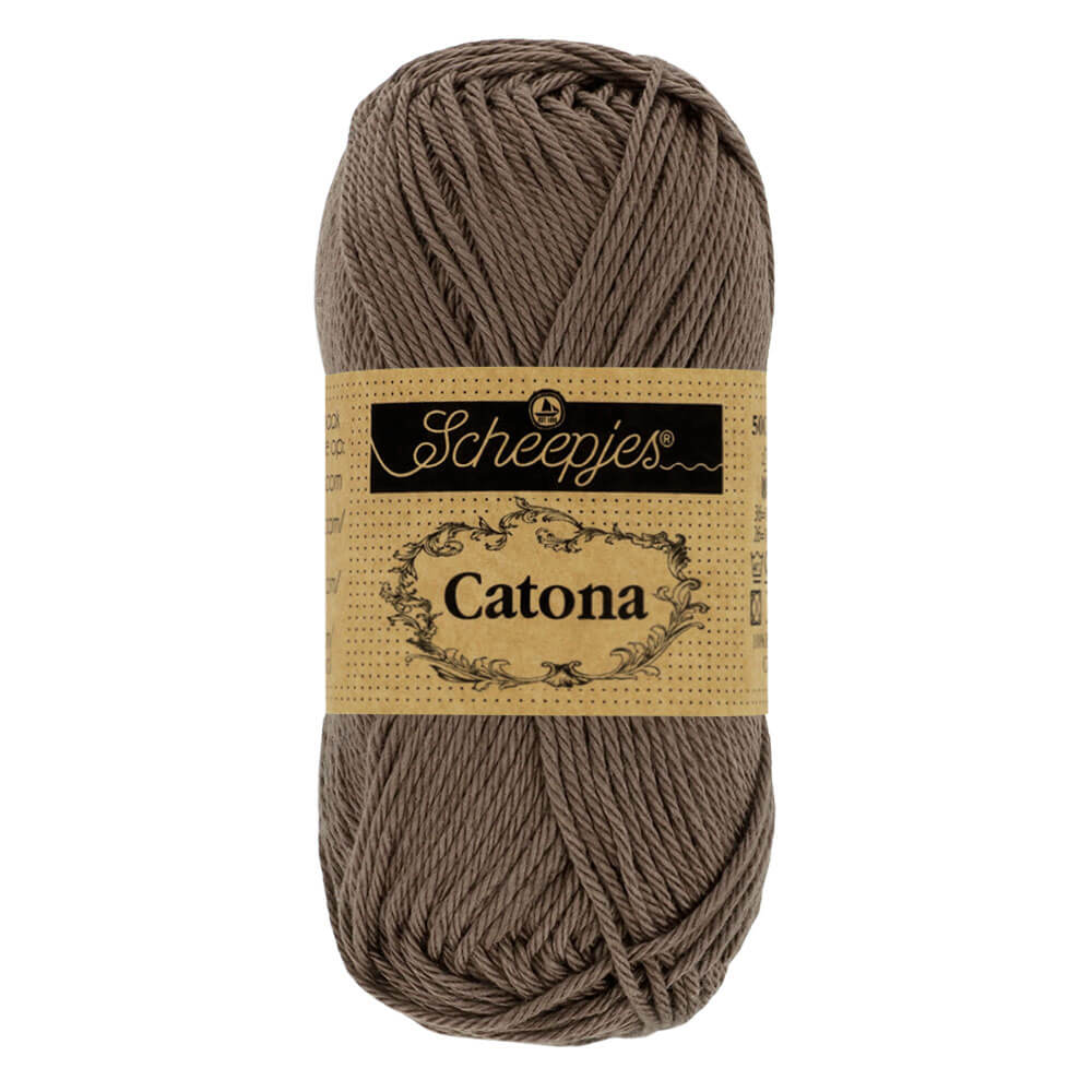 Scheepjes Catona 25g (selection of colous from 501 to 516) 507 Chocolate | Knitting yarn shop / dzijas veikals