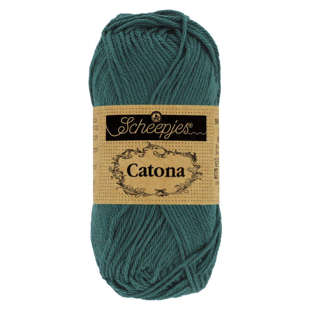 Scheepjes Catona 50g , colors from 074 to 399 244 Spruce | Knitting yarn shop / dzijas veikals