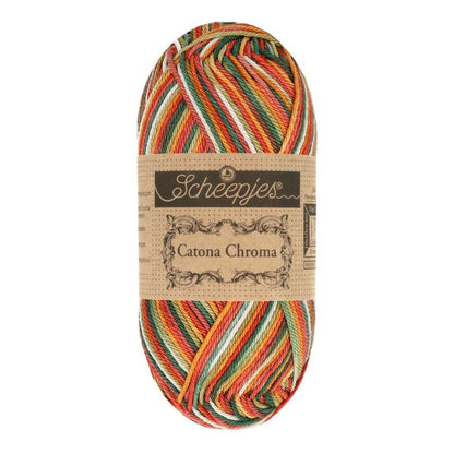 Scheepjes Catona Chroma 50g 027 Autumn | Knitting yarn shop / dzijas veikals