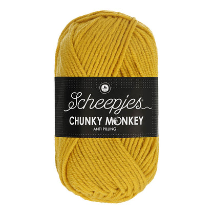 Scheepjes Chunky Monkey 100g 1823 Mustard | Knitting yarn shop / dzijas veikals