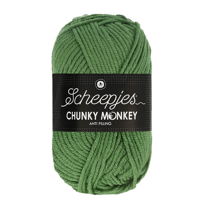 Scheepjes Chunky Monkey 100g 1824 Pickle | Knitting yarn shop / dzijas veikals