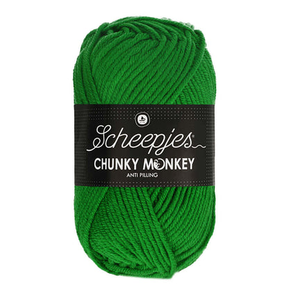 Scheepjes Chunky Monkey 100g 2014 Emerald | Knitting yarn shop / dzijas veikals