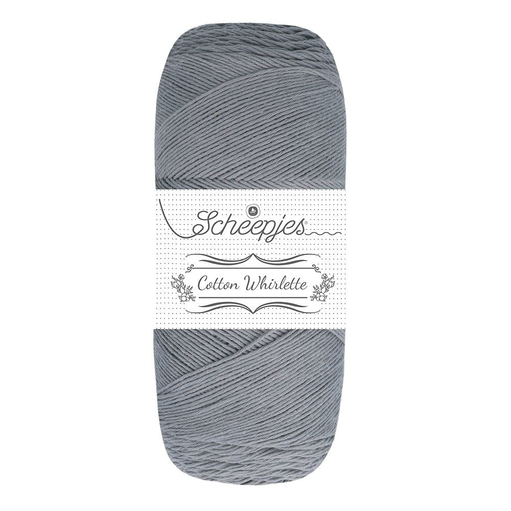 Scheepjes Cotton Whirl - 100% organic cotton yarn 806 Poppy Seed | Knitting yarn shop / dzijas veikals