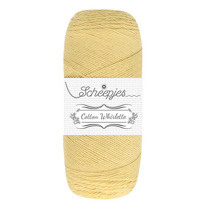 Scheepjes Cotton Whirl - 100% organic cotton yarn 812 Sesame Seed | Knitting yarn shop / dzijas veikals