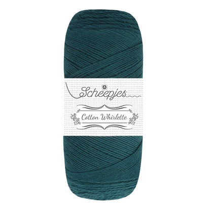 Scheepjes Cotton Whirl - 100% organic cotton yarn 813 Seaweed | Knitting yarn shop / dzijas veikals
