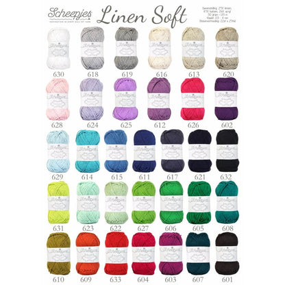 Scheepjes Linen Soft 50g 633 | Knitting yarn shop / dzijas veikals
