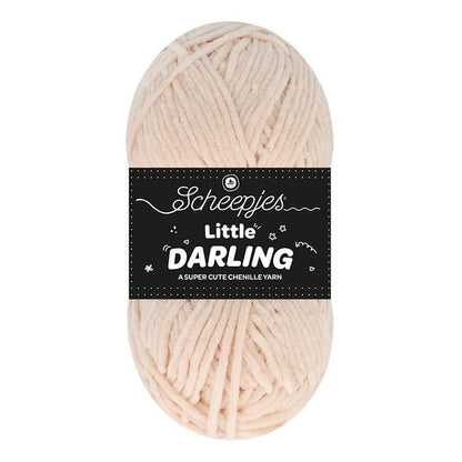 Scheepjes Little Darling - Chenille DK Polyester Yarn 418 Alpaca | Knitting yarn shop / dzijas veikals
