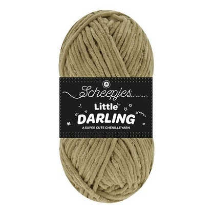 Scheepjes Little Darling - Chenille DK Polyester Yarn 435 Chinchilla | Knitting yarn shop / dzijas veikals