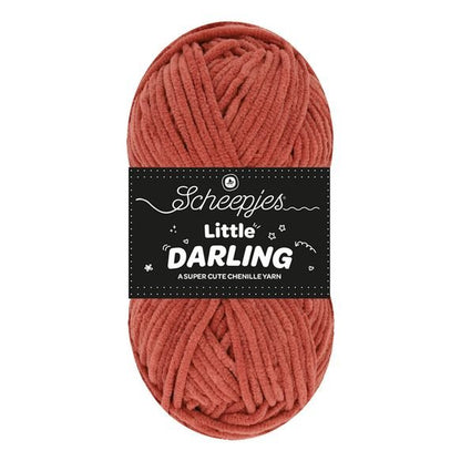 Scheepjes Little Darling - Chenille DK Polyester Yarn 440 Fox | Knitting yarn shop / dzijas veikals