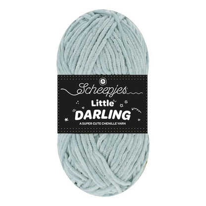 Scheepjes Little Darling - Chenille DK Polyester Yarn 448 Mermaid | Knitting yarn shop / dzijas veikals