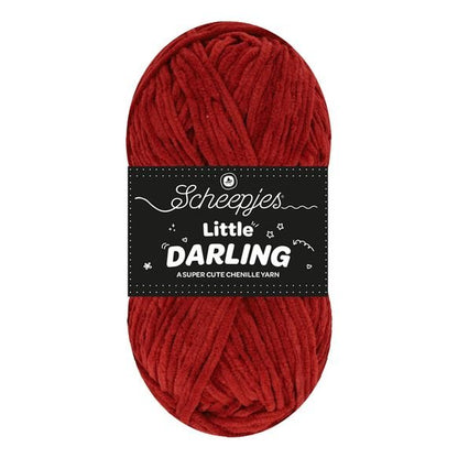 Scheepjes Little Darling - Chenille DK Polyester Yarn 452 Chestnut | Knitting yarn shop / dzijas veikals