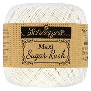 Scheepjes Maxi Sugar Rush 105 Bridal White | Knitting yarn shop / dzijas veikals
