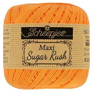 Scheepjes Maxi Sugar Rush 411 Sweet Orange | Knitting yarn shop / dzijas veikals