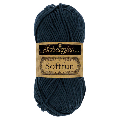 Scheepjes Softfun Yarn, colours 2401 - 2639 2401 Prussian | Knitting yarn shop / dzijas veikals