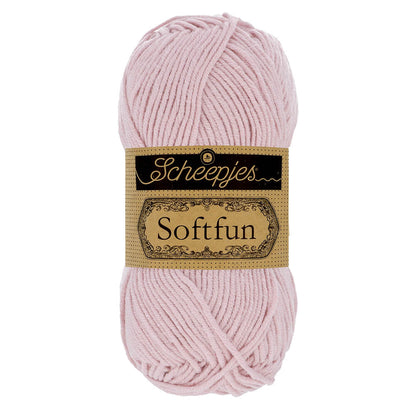 Scheepjes Softfun Yarn, colours 2401 - 2639 2618 Blossom | Knitting yarn shop / dzijas veikals