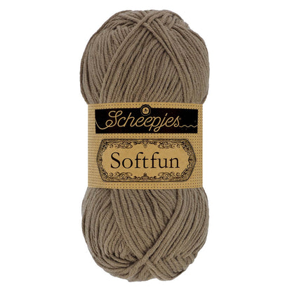 Scheepjes Softfun Yarn, colours 2401 - 2639 2631 Cedar | Knitting yarn shop / dzijas veikals