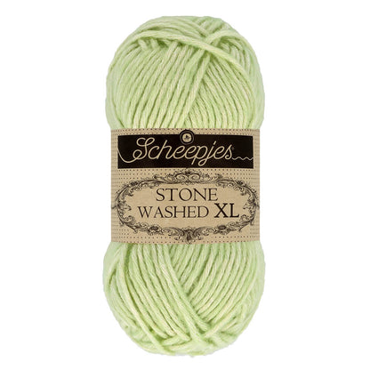 Scheepjes Stone Washed XL, 50g 859 New Jade | Knitting yarn shop / dzijas veikals