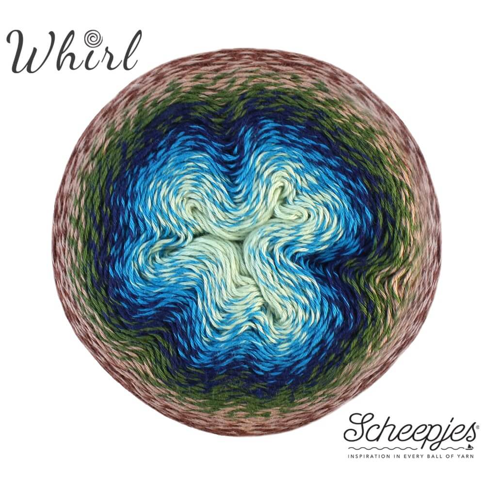 Scheepjes Whirl 1x1000m 774 Salted Caramel Matcha | Knitting yarn shop / dzijas veikals