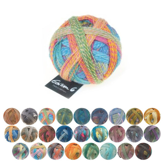 Schoppel Edition 6 Extra - Fine Merino Wool Yarn 2100_Domino | Knitting yarn shop / dzijas veikals