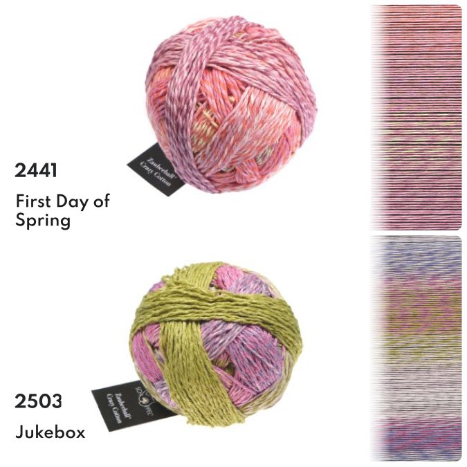Schoppel Zauberball®Crazy Cotton Color Gradient Yarn 2366_Bedrock | Knitting yarn shop / dzijas veikals