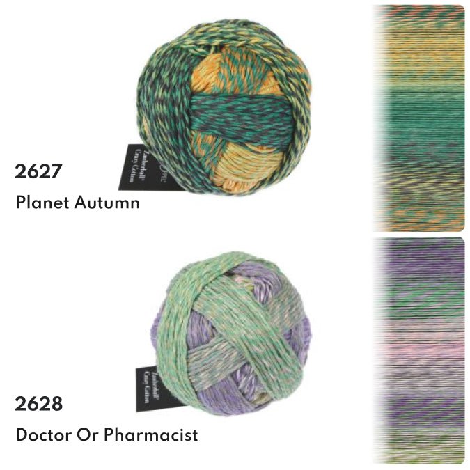 Schoppel Zauberball®Crazy Cotton Color Gradient Yarn 2366_Bedrock | Knitting yarn shop / dzijas veikals