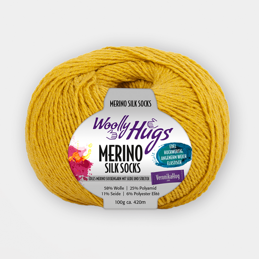 WOOLLY HUGS Merino vilnas un zīda zeķu dzija 208 | zeķu dzija | dzijas veikals Latvijā